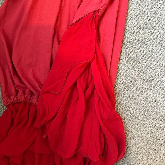 Diesel Vibrant Red Casual Dress size M - Picture 5 of 9